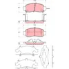 Image de TRW GDB3376 Jeu de Plaquettes de Frein