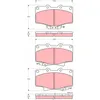 Image de TRW GDB3383 Jeu de Plaquettes de Frein