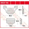 Image de Trw Plaquettes De Frein Arrière Organiques Allround Aprilia Rs4 125 11