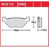 Image de Trw Plaquettes De Frein Arrière Frittées Scooter Yamaha Xp 500 T-max T-max 01