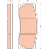 Image de TRW GDB1850 Jeu de Plaquettes de Frein