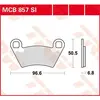 Image de Trw Plaquettes De Frein Arrière Frittées Offroad Polaris Ranger 700 Crew 4x4 09