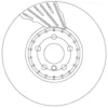 Image de TRW DF6891S Disque de frein