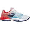 Image de Babolat Chaussures de tennis Jet Mach 3 All Court pour homme, blanc/Estate (pointure 45)