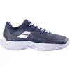 Image de Babolat Femmes Jet Tere 2 AC Chaussures De Tennis Chaussures Toutes Surfaces Bleu Foncé - Blanc, Queen Jio Grey, 42 EU