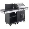 Image de Cook'in Garden - Barbecue au gaz FIDGI 3 avec desserte