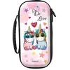 Image de Konix Unik Housse de protection et transport pour consoles Nintendo Switch, Switch Lite et Switch OLED - Rangement 8 jeux - Motif Be Love, licornes