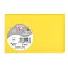 Image de Clairefontaine 1423C - Paquet de 25 Cartes Simples - Format 8,2x12,8cm - 210g/m² - Coloris Jaune Soleil - Cartons d'Invitation Evènements et Correspondance - Gamme Pollen - Papier Premium Lisse
