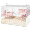 Image de Zolux Cage en velours côtelé en métal et plastique 60 x 40 x 3 cm (1 pièce)