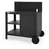 Image de Desserte LE MARQUIER SIGNATURE ALLURE noir compatible planchas Allure avec couvercle SIGNATURE ALLURE NOIRE