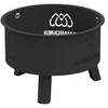 Image de LE MARQUIER - Brasero Original Noir Ø 60