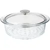 Image de Cuiseur vapeur CRISTEL verre 20 cm avec couvercle