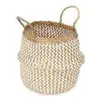 Image de Panier COMPACTOR Belly blanc et naturel M pliable