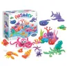 Image de Sentosphère   Fonds Marins - Patarev - Blister de 9 pots - Pâte à modeler - Pour créations artistiques - Décoration - Pour enfants dès 7 ans - Assemblé en France - 8706, Bianco