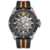 Image de Patrouille de France Montre Athos 5 - Silicone Noir et Orange