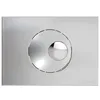 Image de NICOLL Plaque de commande double volume 146x205 boutons rond chrome velour