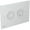 Image de Ideal Standard R0188MY SEPTA PRO  P1 Plaque pneumatique, acier inoxydable
