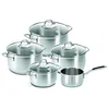 Image de Beka Royal Lot de 5 casseroles en acier inoxydable 18/8 16 cm / 16-20-24 cm / 20 cm, 9