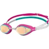 Image de arena Airspeed Mirror Lunettes de Natation Anti-Buée pour Adultes et Unisexe, Lunettes de Piscine avec Verres Larges, Protection UV, 3 Ponts de Nez Interchangeables, Joints nid d'abeilles