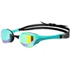 Image de Arena Cobra Ultra Swipe Mirror Lunettes de natation unisexes pour adulte avec verres miroir incurvés Anti-buée Protection UV 5 ponts de nez interchangeables