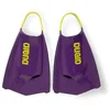 Image de Arena Powerfin Pro II Palmes d'entraînement à la natation unisexes pour adulte en silicone à lame courte gauche-droite personnalisées, Arena Pride, couleur prune/vert arctic (Arctic Lime), pointure