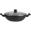 Image de Wok ESSENTIELB Aluminium forgé Noir diam32cm