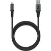 Image de Câble Lightning ADEQWAT vers USB 3M renforcé certifié Apple Noir