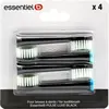 Image de Brossette dentaire ESSENTIELB pack 4 brossettes noir pour Pulselux