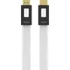 Image de Câble HDMI ESSENTIELB 2.0/18Gbps plat 2M Blanc
