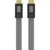 Image de Câble HDMI ESSENTIELB 2.0/18Gbps plat 2M anthracite