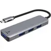 Image de Hub USB C ADEQWAT USB-C / 4 ports USB-A 3.0