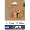 Image de Cartouche d'encre ESSENTIELB E29 XL Noir + 3 couleurs