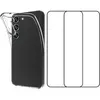 Image de Pack ESSENTIELB Samsung S23+ Coque souple + verre trempe
