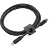 Image de Câble Lightning ADEQWAT vers USB-C 3M Noir