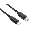 Image de Câble Lightning ADEQWAT vers USB-C 2M certifié Apple Noir