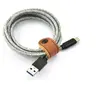 Image de Câble USB C ADEQWAT vers USB 2M tressé Gris