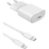 Image de Chargeur + câble ESSENTIELB 20W PowerDelivery USB-C + Câble 1M
