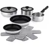 Image de Batterie de cuisine ESSENTIELB 10 pcs revetement sain - Sans PFAS
