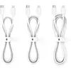 Image de Câble Lightning ESSENTIELB pack 3 câbles USB-C 0.5/1/2 M Blanc