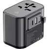Image de Adaptateur de voyage ADEQWAT Universel EU UK US AUS ASIA 30W