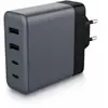 Image de Chargeur secteur ADEQWAT 100W GaN 2 USB-A + 2 USB-C