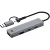 Image de Hub ESSENTIELB 4 en 1 x2 USB-A + x2 USB-C