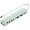 Image de Essentielb - Hub  7 En 1 Usb C Vert