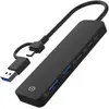 Image de Hub USB C ESSENTIELB 4 en 1 USB C Noir - Vr