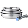 Image de Batterie de cuisine ARTHUR MARTIN de 3 poeles 20-24-26cm + 1 poignée