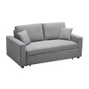 Image de Vente-unique - Canapé convertible 3 places Inizor - tissu - gris clair