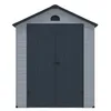 Image de Vente-unique - Cabane de jardin Cesio -L 176cm x l 268cm x H 180cm- résine - gris clair