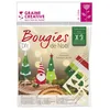 Image de 3 bougies pour bûche de Noël à faire soi-même
