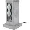 Image de Enrouleur ZENITECH pierre 4x16A + 2 inter 5m gris