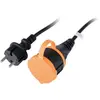 Image de Multiprise ZENITECH a clapet 25m H05VV-F 2x1.5 noir-orange